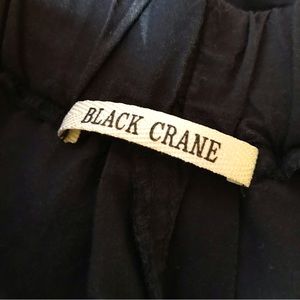 Black Crane hammer pants